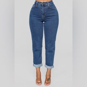 Fashion Nova Mom Ankle Jeans